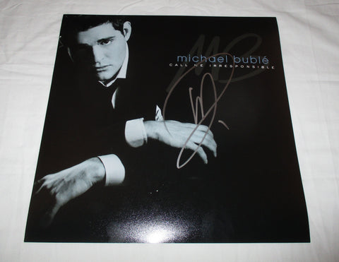 MICHAEL BUBLE SIGNED CALL ME IRRESPONSIBLE 12X12 PHOTO