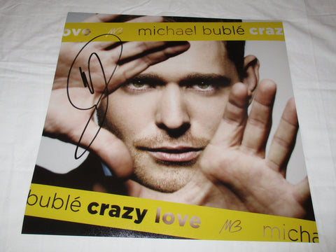 MICHAEL BUBLE SIGNED CRAZY LOVE 12X12 PHOTO