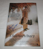 NORMAN JEWISON SIGNED A SOLDIER'S STORY 12X18 MOVIE POSTER