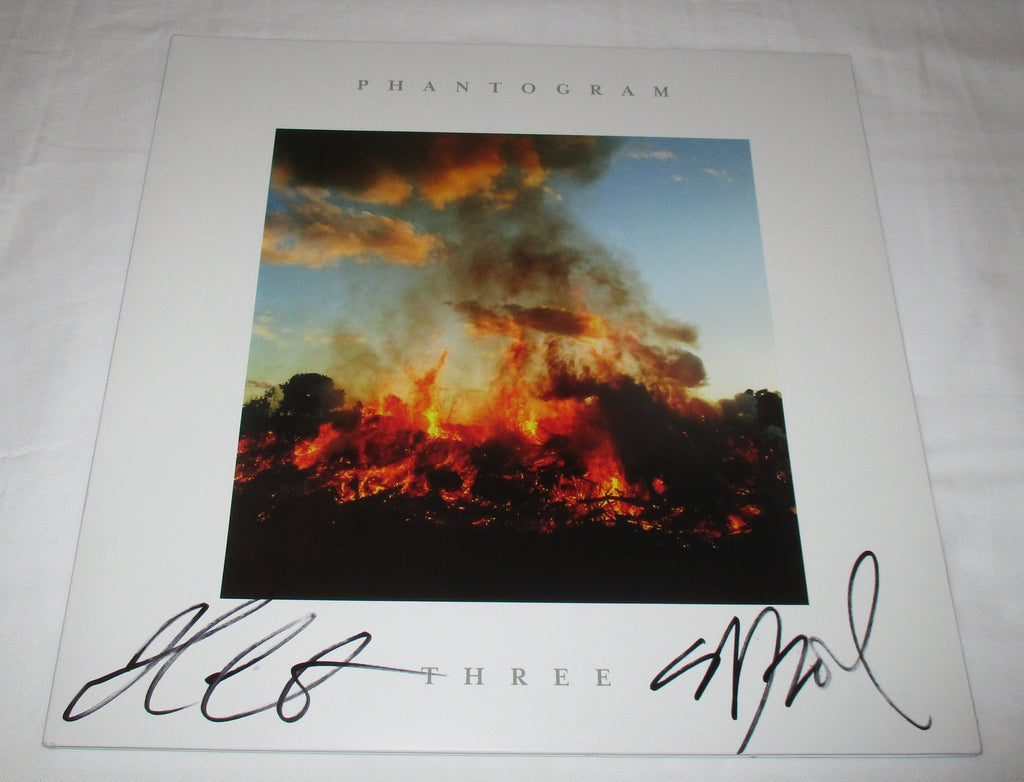 PHANTOGRAM SIGNED THREE VINYL RECORD – Overtime Autographs