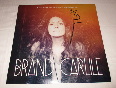 BRANDI CARLILE SIGNED THE FIREWATCHER'S DAUGHTER 12X12 PHOTO