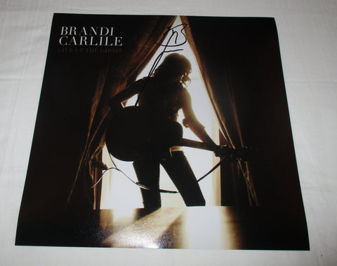 BRANDI CARLILE SIGNED GIVE UP THE GHOST 12X12 PHOTO