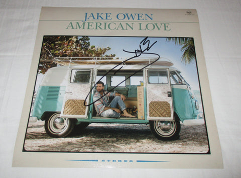 JAKE OWEN SIGNED AMERICAN LOVE 12X12 PHOTO