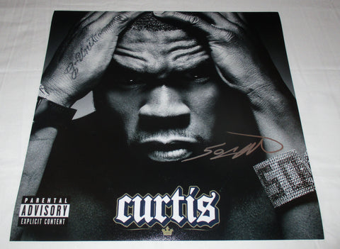 50 CENT SIGNED CURTIS 12X12 PHOTO
