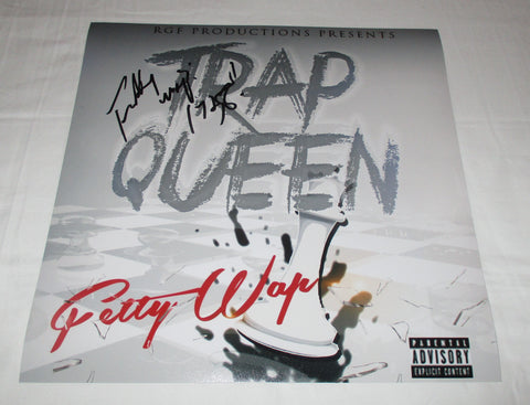 FETTY WAP SIGNED TRAP QUEEN 12X12 PHOTO