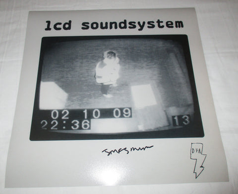 JAMES MURPHY SIGNED LCD SOUNDSYSTEM GIVE IT UP 12X12 PHOTO