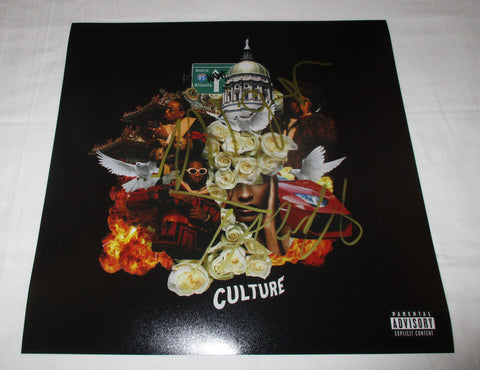 MIGOS SIGNED CULTURE 12X12 PHOTO