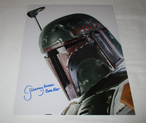 JEREMY BULLOCH SIGNED STAR WARS BOBA FETT 11X14 PHOTO 2