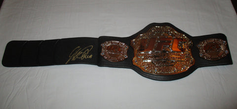 GEORGE ST PIERRE GSP SIGNED UFC CHAMPIONSHIP TOY REPLICA BELT