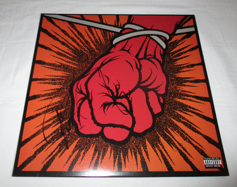 LARS ULRICH & ROBERT TRUJILLO SIGNED METALLICA ST. ANGER VINYL RECORD