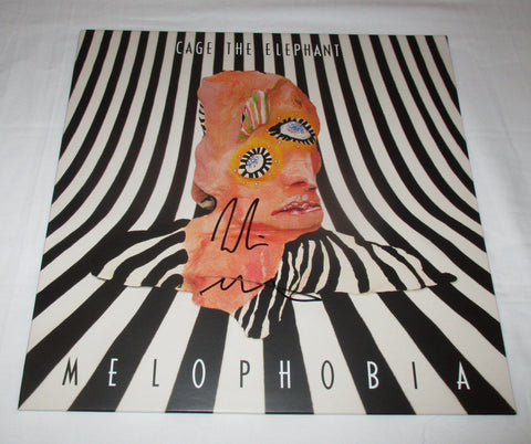 CAGE THE ELEPHANT SIGNED MELOPHOBIA SIGNED VINYL RECORD