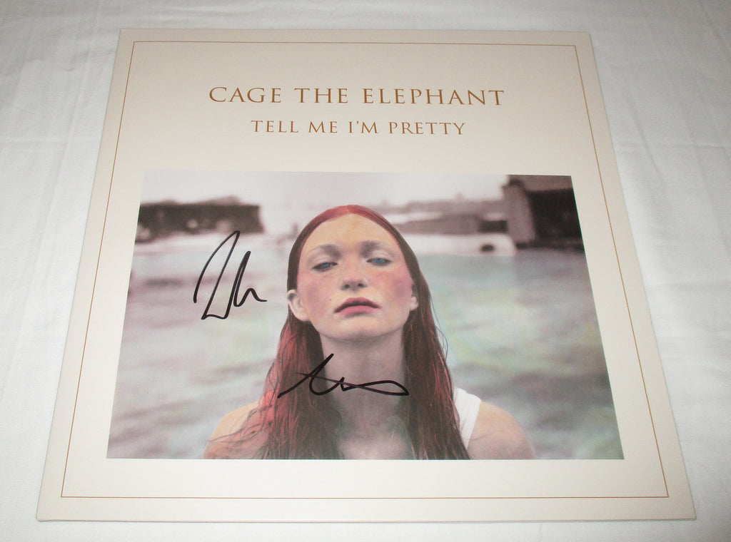 CAGE THE ELEPHANT SIGNED TELL ME I