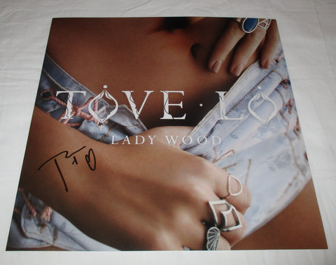 TOVE LO SIGNED LADYWOOD 12X12 PHOTO