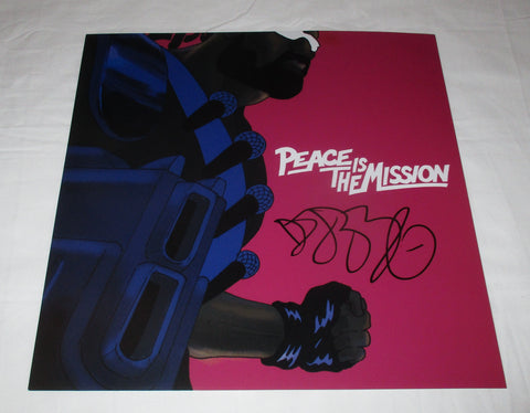 DIPLO SIGNED MAJOR LAZER PEACE IS THE MISSION 12X12 PHOTO