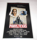 WIM WENDERS SIGNED PARIS, TEXAS 12X18 MOVIE POSTER