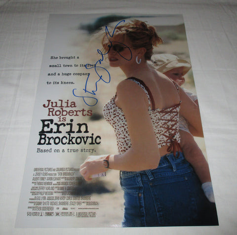 STEVEN SODERBERGH SIGNED ERIN BROCKOVICH 12X18 MOVIE POSTER