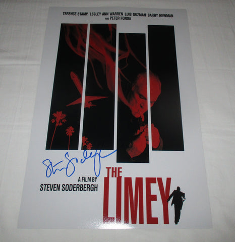 STEVEN SODERBERGH SIGNED THE LIMEY 12X18 MOVIE POSTER