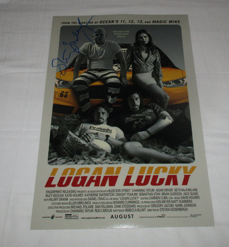 STEVEN SODERBERGH SIGNED LOGAN LUCKY 12X18 MOVIE POSTER