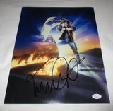 MICHAEL J FOX SIGNED BACK TO THE FUTURE 11X14 PHOTO 4 JSA