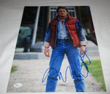 MICHAEL J FOX SIGNED BACK TO THE FUTURE 11X14 PHOTO 3 JSA