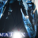 KEANU REEVES SIGNED THE MATRIX 12X18 MOVIE POSTER JSA
