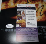 MICHAEL J FOX SIGNED BACK TO THE FUTURE 12X18 MOVIE POSTER JSA