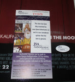 JIM CARREY SIGNED MAN ON THE MOON 12X18 MOVIE POSTER JSA