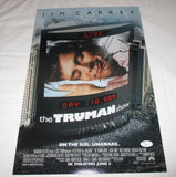 JIM CARREY SIGNED THE TRUMAN SHOW 12X18 MOVIE POSTER JSA