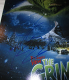 JIM CARREY SIGNED HOW THE GRINCH STOLE CHRISTMAS 12X18 MOVIE POSTER JSA