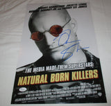 OLIVER STONE SIGNED NATURAL BORN KILLERS 12X18 MOVIE POSTER JSA