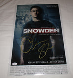 OLIVER STONE SIGNED SNOWDEN 12X18 MOVIE POSTER JSA