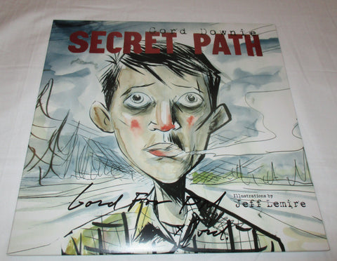 GORD DOWNIE SIGNED THE SECRET PATH VINYL RECORD JSA