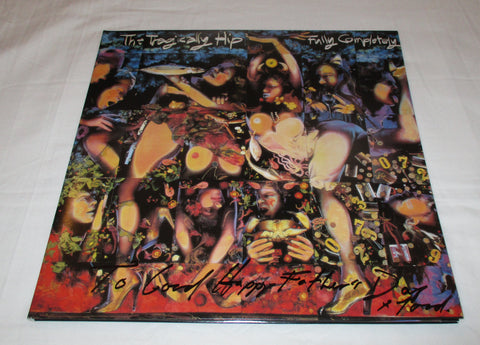 GORD DOWNIE SIGNED THE TRAGICALLY HIP FULLY COMPLETELY VINYL RECORD JSA