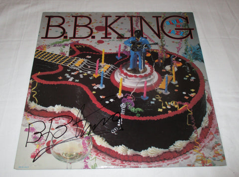 B.B. KING SIGNED BLUES & JAZZ VINYL RECORD JSA