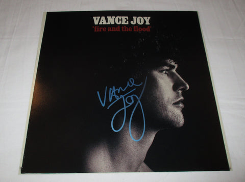 VANCE JOY SIGNED FIRE AND THE FLOOD 12X12 PHOTO