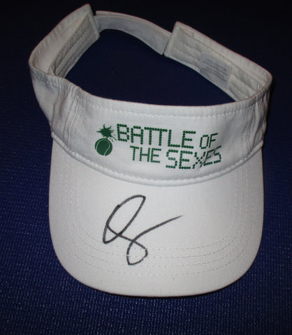 EMMA STONE SIGNED BATTLE OF THE SEXES TENNIS VISOR