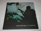 JACK JOHNSON SIGNED ON AND ON VINYL RECORD JSA