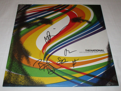 THE NATIONAL SIGNED SAD SONGS FOR DIRTY LOVERS VINYL RECORD