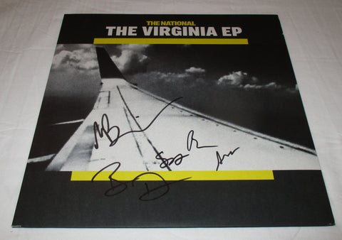 THE NATIONAL SIGNED THE VIRGINIA EP VINYL RECORD