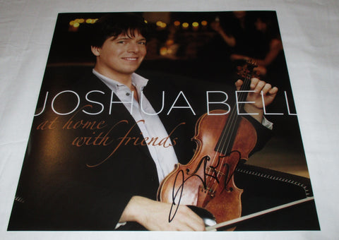 JOSHUA BELL SIGNED AT HOME WITH FRIENDS 12X12 PHOTO