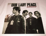 RAINE MAIDA SIGNED OUR LADY PEACE GRAVITY 12X12 PHOTO