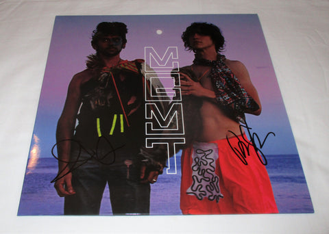 MGMT SIGNED ORACULAR SPECTACULAR VINYL RECORD