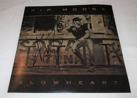 KIP MOORE SIGNED SLOWHEART 12X12 PHOTO