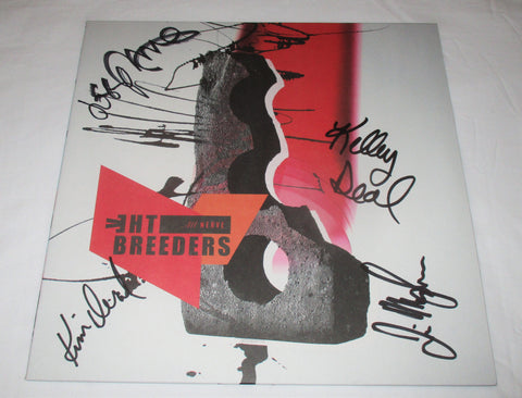 THE BREEDERS SIGNED ALL NERVE VINYL RECORD