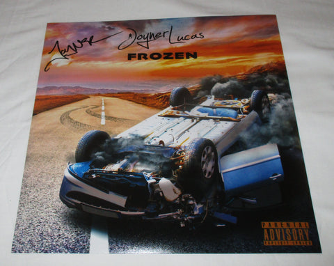 JOYNER LUCAS SIGNED FROZEN 12X12 PHOTO