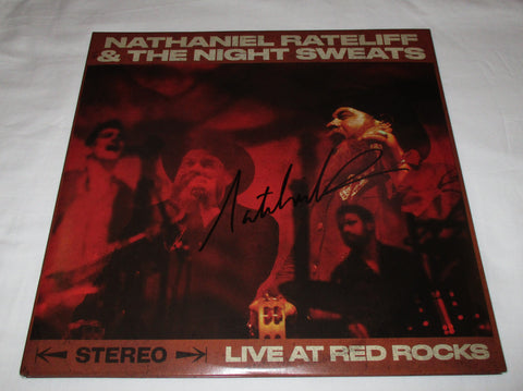 NATHANIEL RATELIFF SIGNED LIVE AT RED ROCKS VINYL RECORD