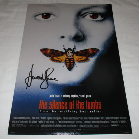HOWARD SHORE SIGNED THE SILENCE OF THE LAMBS 12X18 MOVIE POSTER