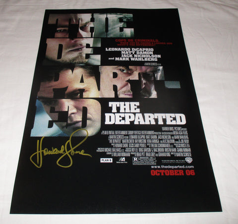 HOWARD SHORE SIGNED THE DEPARTED 12X18 MOVIE POSTER