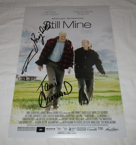 GENEVIEVE BUJOLD & JAMES CROMWELL SIGNED STILL MINE 12X18 MOVIE POSTER