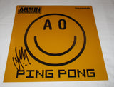 ARMIN VAN BUUREN SIGNED PING PONG 12X12 PHOTO